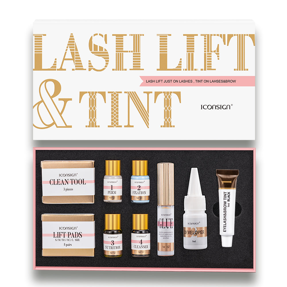 Kit Complet Lash Lift et Teinture Cils/Sourcils + Lamination Sourcils
