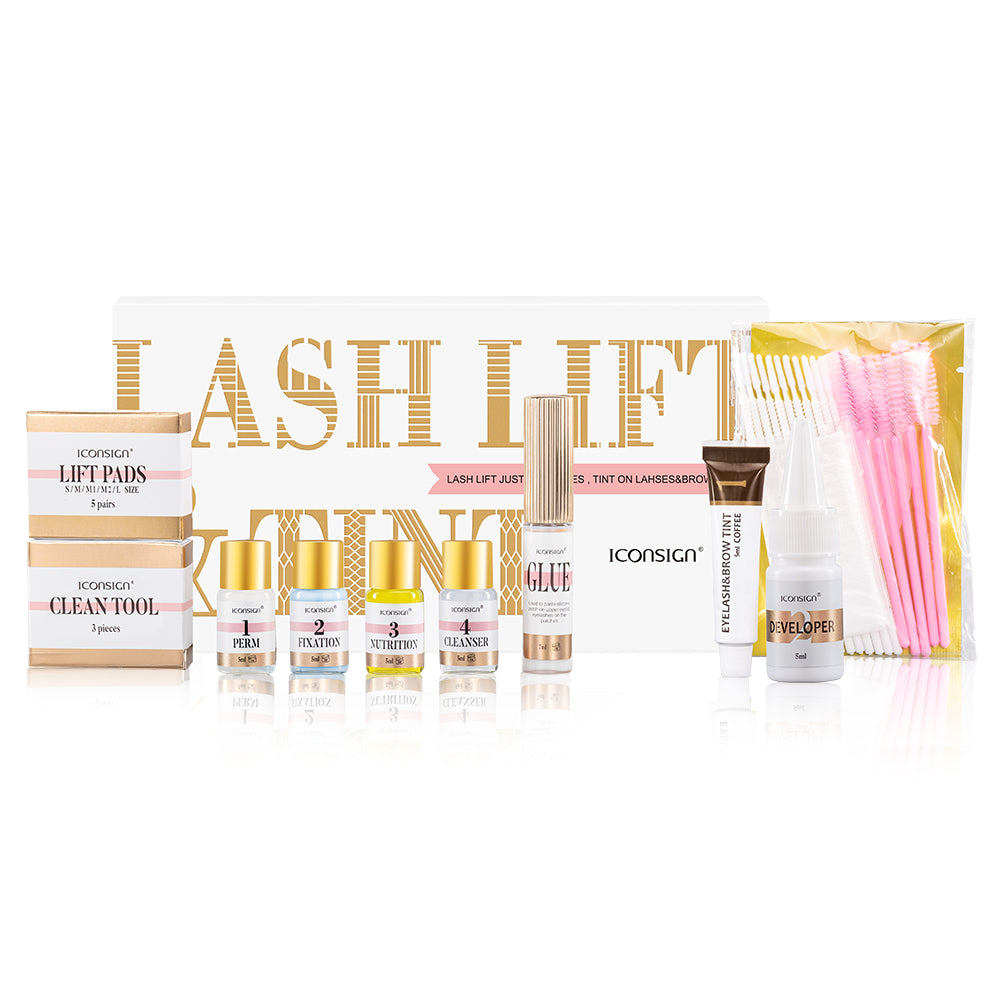 Kit Complet Lash Lift et Teinture Cils/Sourcils + Lamination Sourcils
