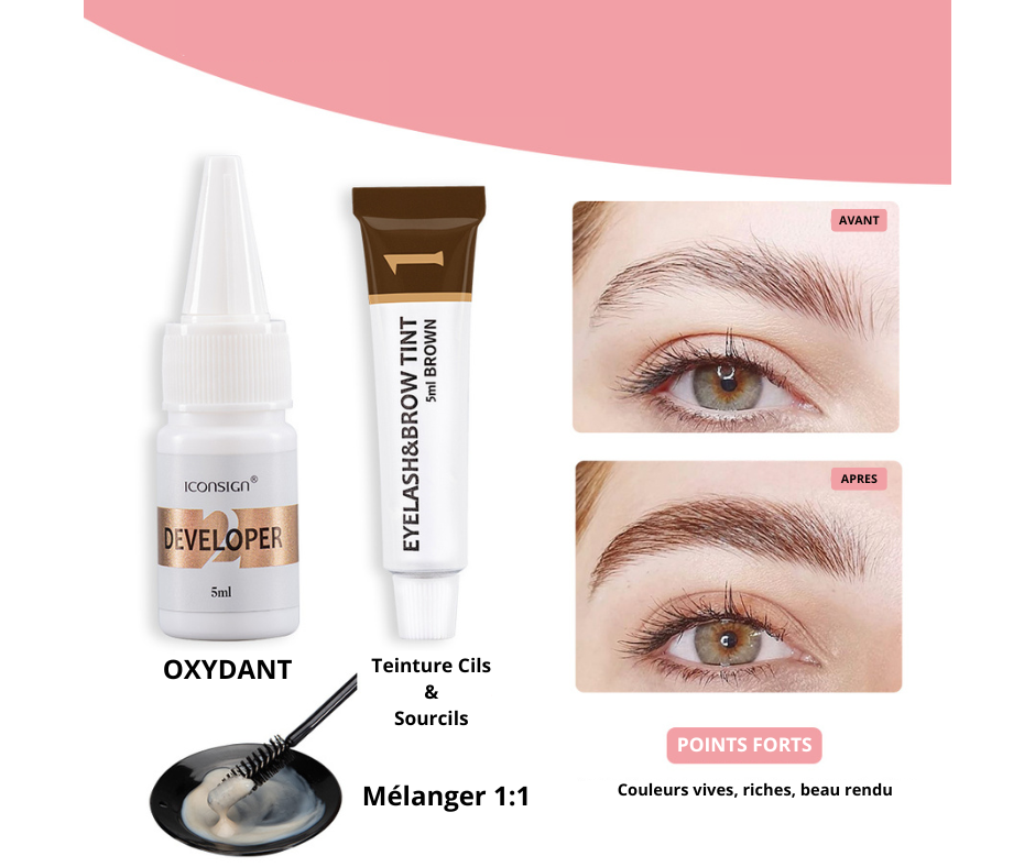 Kit Complet Lash Lift et Teinture Cils/Sourcils + Lamination Sourcils